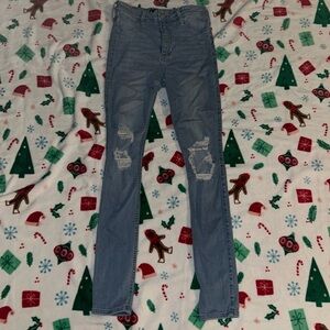 Hollister ripped jeans High Rise